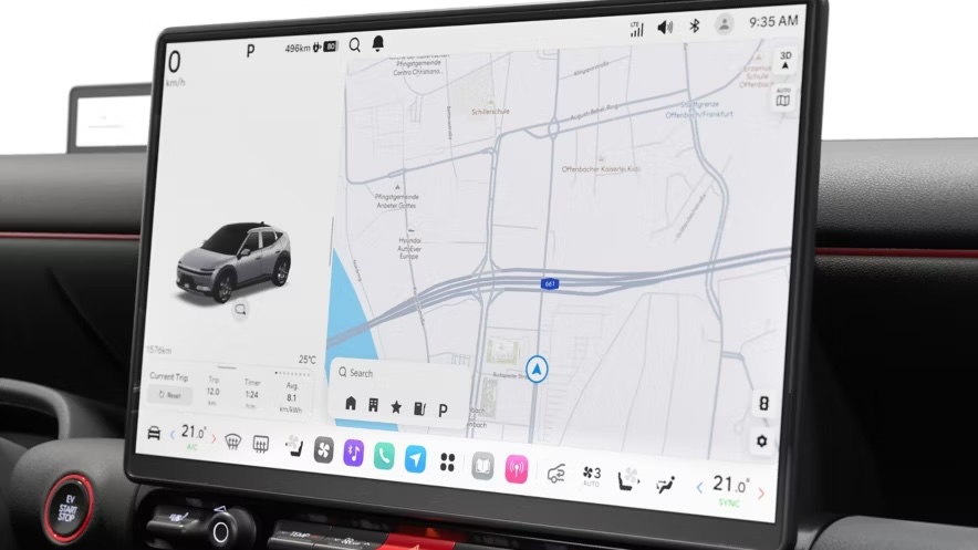 Hyundai IONIQ 3 infotainment screen